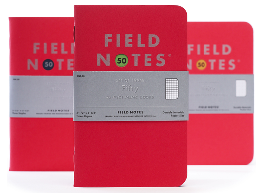 Field Notes - Fifty (set of 3)