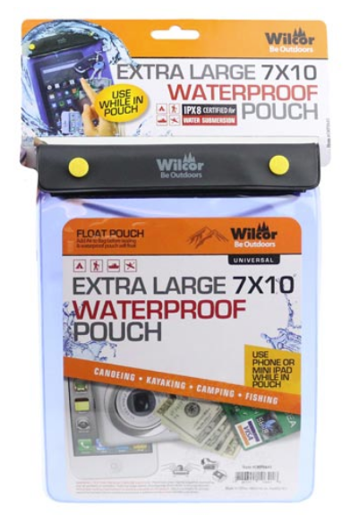 Wilcor - Waterproof Pouch 7"x10"