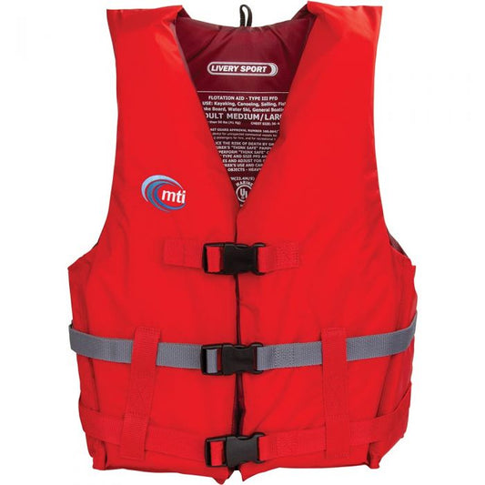 Livery Sport Personal Flotation Device Red (PFD)
