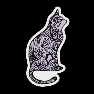 Life Outside Sticker Company - Cat Side Profile Sticker