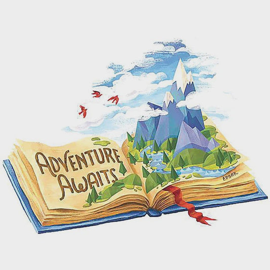 Sticker Art - Adventure Awaits Sticker