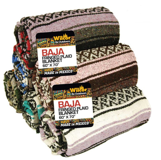 Wilcor - Baja Mexican Blankets 78" X 55" Asst.