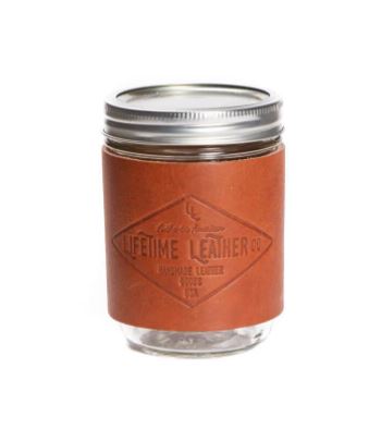 Lifetime Leather - Leather Mason Jar Coozie