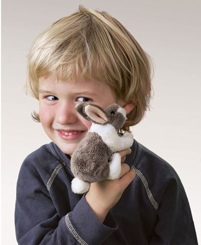Folkmanis - Mini Bunny Rabbit Finger Puppet