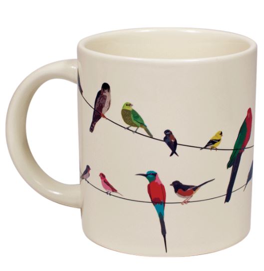 Unemployed Philosophers Guild - Birds on a Wire Mug