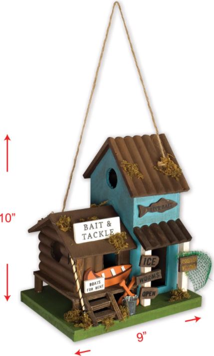 Sunset Vista Designs - Bait & Tackle Birdhouse