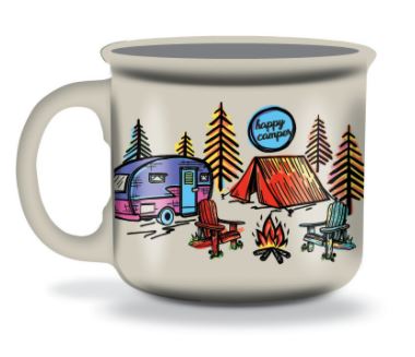 Wilcor - Happy Camper Campfire Mug