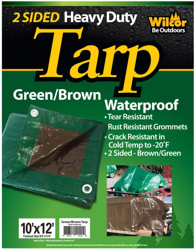 Tarp Poly Green/Brown