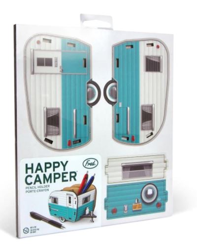 Fred - Happy Camper Pencil Holder