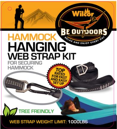 Wilcor - Hammock Hanging Webstrap Kit