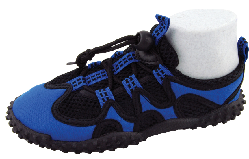 Wilcor- Kid's Aqua Shoes Tie Style