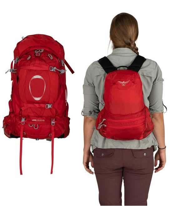 Osprey Ariel Plus 60 Backpack · Women's · Black Osprey Ariel Plus 60 Backpack · Women's · Black