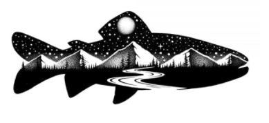 Sticker Art - The Trout Sticker