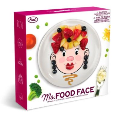 Fred - Food Face Ceramic Activity Plate