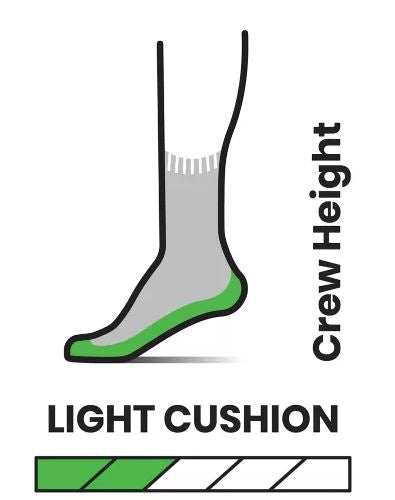 Smartwool - Hike Classic Edition Light Cushion Mountain Pattern Crew Socks