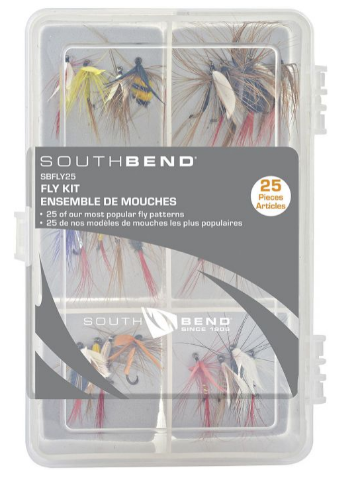 South Bend - Flies Assorted 25 pack w/box