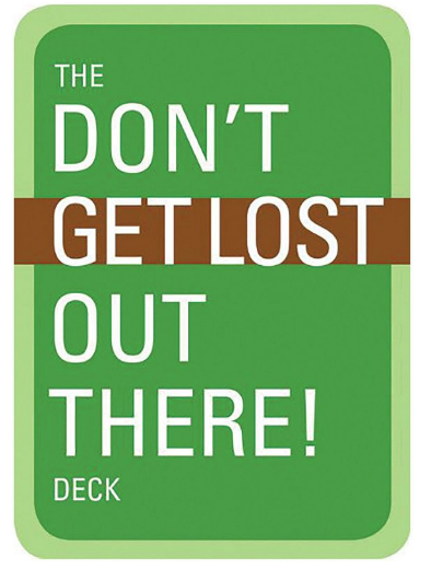 Mountaineers Books - Don't Get Lost Out There Card Deck