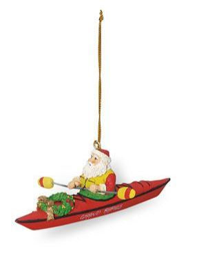 Cape Shore - Santa Kayak Ornament