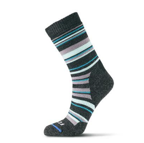Fits Socks - Medium Hiker Striped Crew Sock