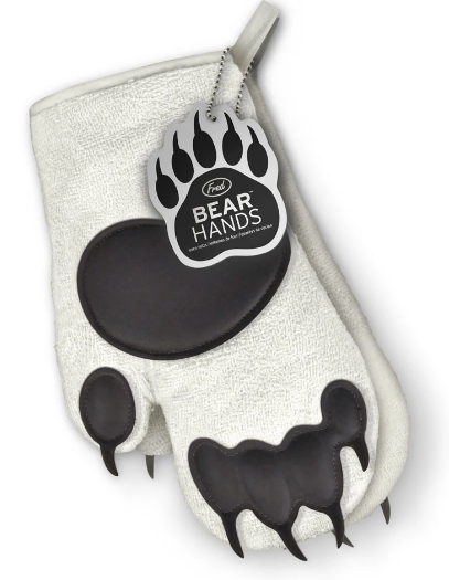 Fred - Bear Hands Cotton Oven Mitts