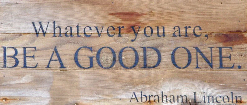 Second Nature by Hand: "Whatever you are" Reclaimed Wood Sign