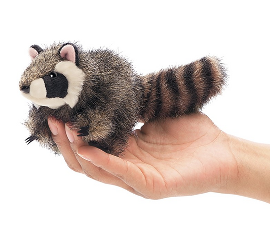 Folkmanis - Mini Raccoon finger Puppet