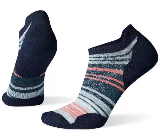 Smartwool - Women's Run Zero Cushion Striped Low Ankle Socks