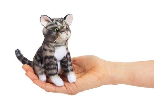 Folkmanis - Mini Tabby Cat Finger Puppet