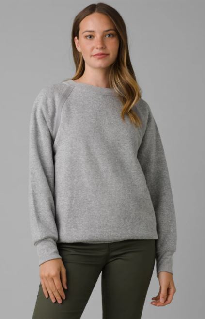 Prana Women s Cozy Up Sweatshirt Oatmeal Heather Medium