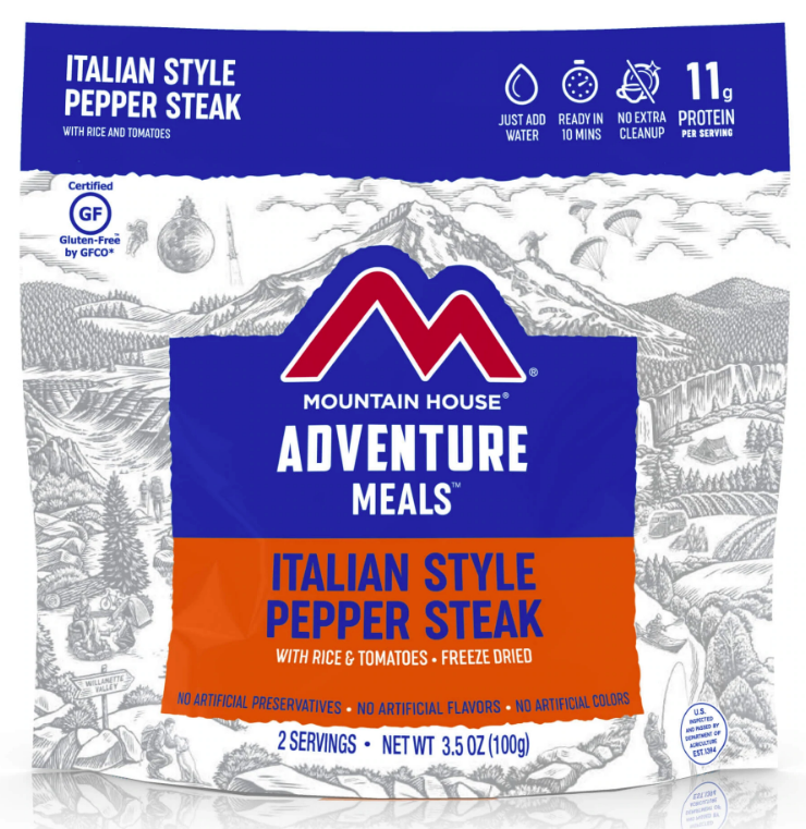 Mountain House - Steak Italian Style Pepper Steak
