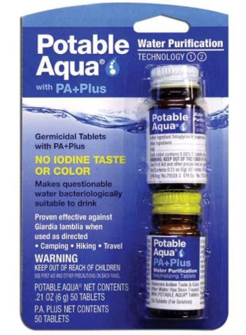 Potable Aqua - Potable Aqua Plus Water Tablets