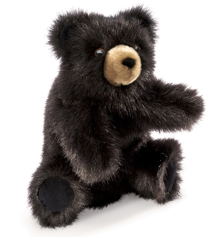 Folkmanis - Baby Black bear Puppet