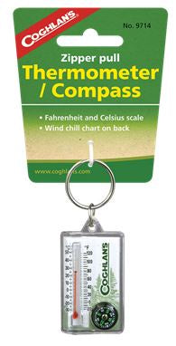 Coghlans: Thermometer & Compass Key Ring