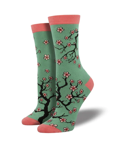 Socksmith: Women's Bamboo "Cherry Blossoms" Socks