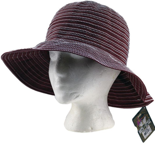 Wilcor - Ladies Ribbon Bucket Hat, Assorted