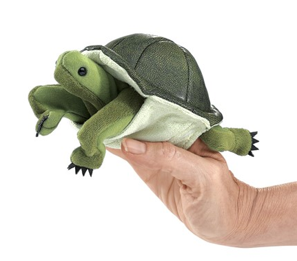 Folkmanis: Mini Turtle Puppet