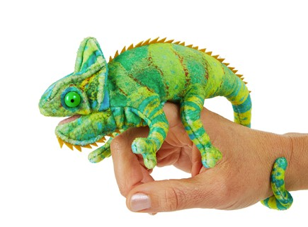 Folkmanis: Mini Chameleon Puppet