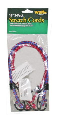 Wilcor: Strectch Cord 18" 2 Pk