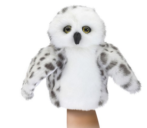 Folkmanis: Little Snowy Owl Puppet