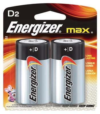 Energizer - Battery Alka 2-D