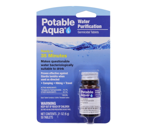 Potable Aqua - Water Purification Tablets