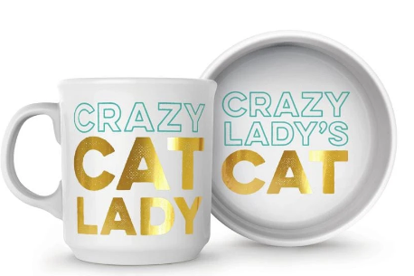 Crazy Cat Lady Mug & Bowl Set