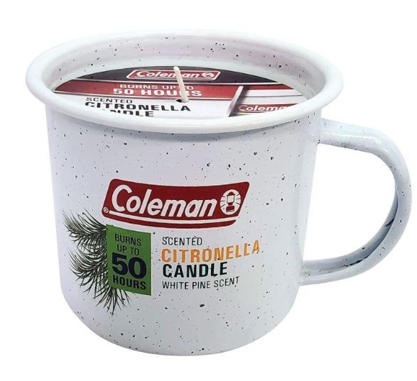 Coleman: Scented Citronella Mug Candle Pine