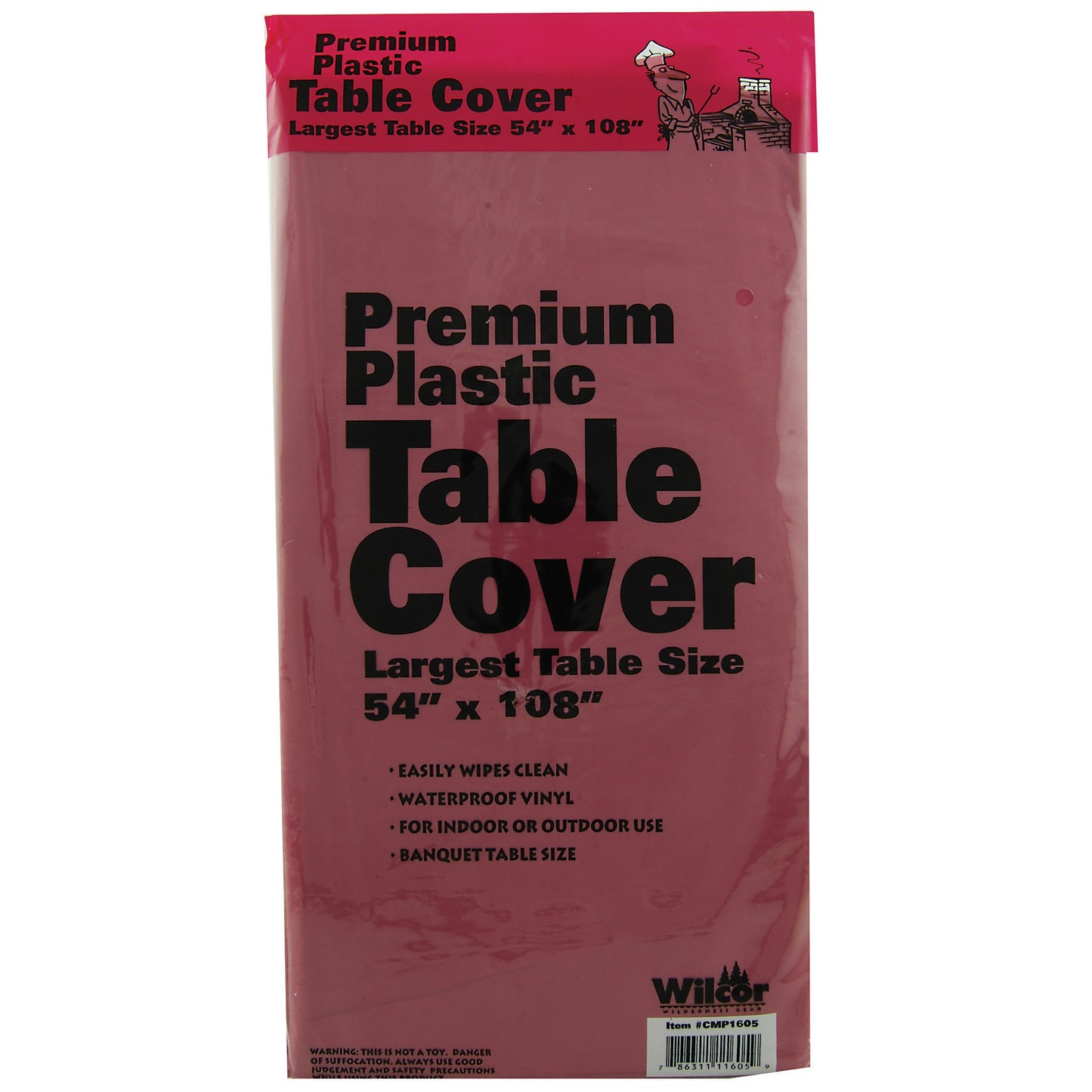 TABLE COVER 54X108 ASST SOLIDS