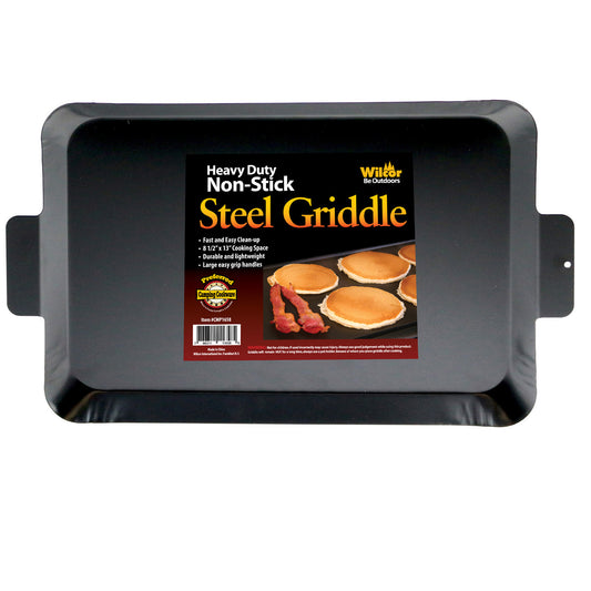 GRIDDLE NONSTICK STEEL HEAVY DUTY