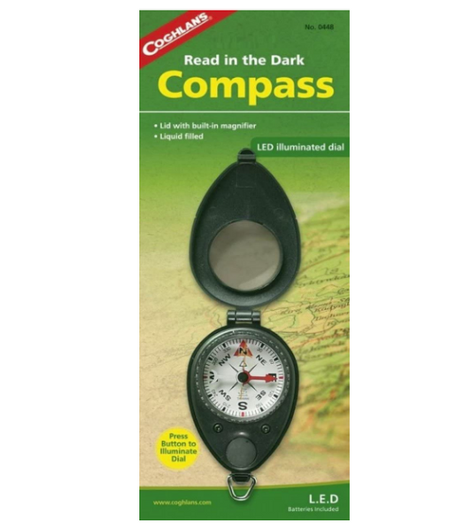 Read in the Dark Compass w/LED Dial