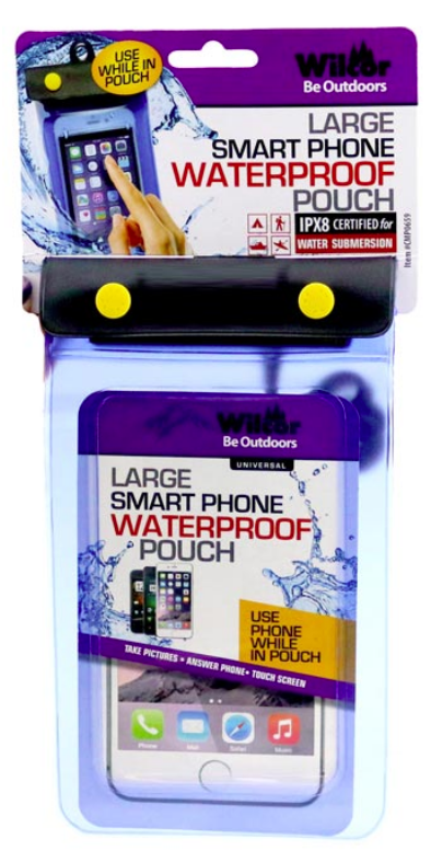 Wilcor - Large Smart Phone Waterproof Pouch
