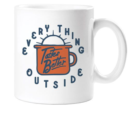 Everything Tastes Better Outside Mug