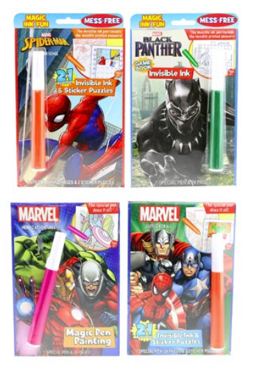 Wilcor - Marvel Heroes Magic Paint Pen Coloring Book