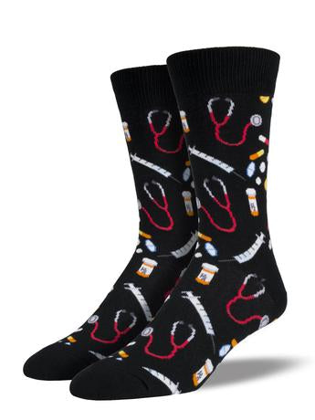 Socksmith - Meds - Black - 9-11